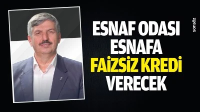 Esnaf Odası, esnafa faizsiz kredi verecek