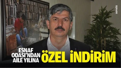 Esnaf Odası&rsquo;ndan aile yılına &ouml;zel indirim&hellip;