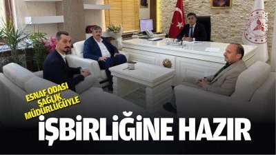 Esnaf Odası, Sağlık M&uuml;d&uuml;rl&uuml;ğ&uuml;yle işbirliğine hazır