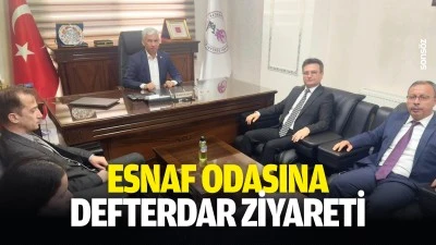 Esnaf Odasına Defterdar ziyareti