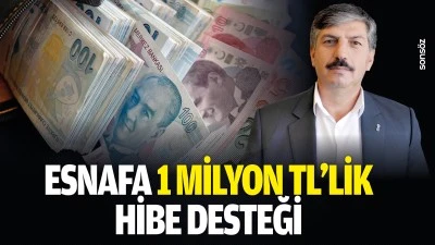 Esnafa 1 milyon TL&rsquo;lik hibe desteği