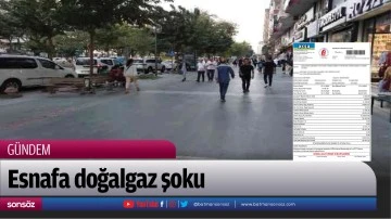 Esnafa doğalgaz şoku