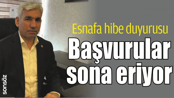 ESNAFA HİBE DUYURUSU