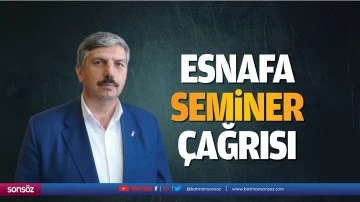 Esnafa seminer &ccedil;ağrısı&hellip;
