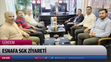 Esnafa SGK ziyareti