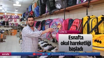 Esnafta okul hareketliği başladı
