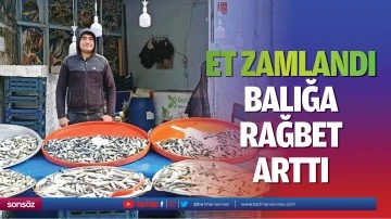 Et zamlandı, balığa rağbet arttı