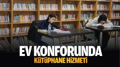 Ev konforunda k&uuml;t&uuml;phane hizmeti