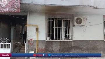 Ev yangınında 4 kişi dumandan etkilendi, 1 kişi yaralandı