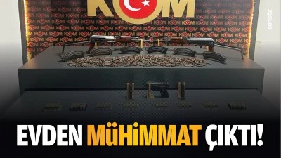Evden m&uuml;himmat &ccedil;ıktı!
