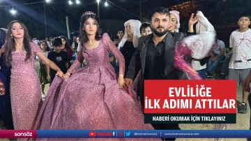 Evliliğe ilk adımı attılar