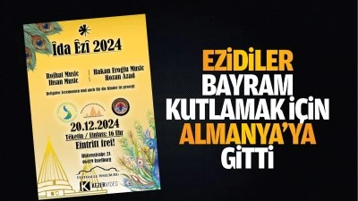 Ezidiler, bayram kutlamak i&ccedil;in Almanya&rsquo;ya gitti
