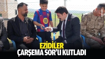 Ezidiler &Ccedil;arşema Sor&rsquo;u kutladı