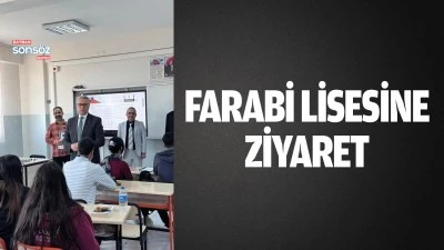 Farabi Lisesine ziyaret