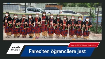 Farex&rsquo;ten &ouml;ğrencilere jest