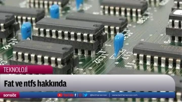 Fat ve ntfs hakkında