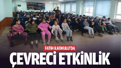 Fatih İlkokulu&rsquo;da &ccedil;evreci etkinlik&hellip;