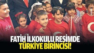 Fatih İlkokulu resimde T&uuml;rkiye birincisi!