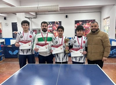 Fatih Ortaokulu, masa tenisinde il ikincisi