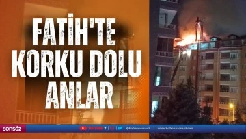 Fatih'te korku dolu anlar