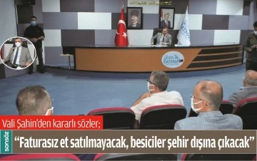 &ldquo;Faturasız et satılmayacak, besiciler şehir dışına &ccedil;ıkacak&rdquo;