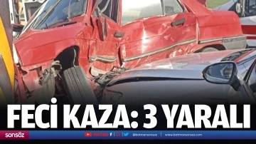 Feci kaza: 3 yaralı