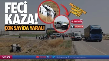 Feci kaza! &Ccedil;ok sayıda yaralı