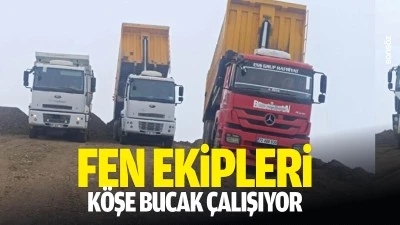 Fen Ekipleri k&ouml;şe bucak &ccedil;alışıyor