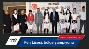 Fen Lisesi, b&ouml;lge şampiyonu