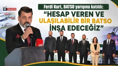 Ferdi Kurt, BATSO yarışına katıldı