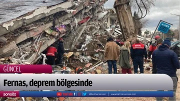 Fernas, deprem b&ouml;lgesinde