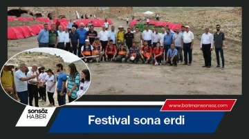 Festival sona erdi