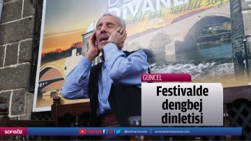 Festivalde dengbej dinletisi