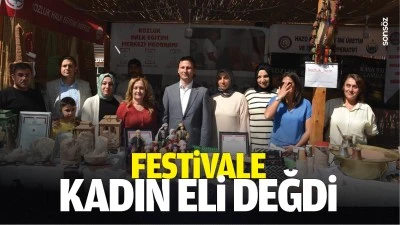 Festivale kadın eli değdi