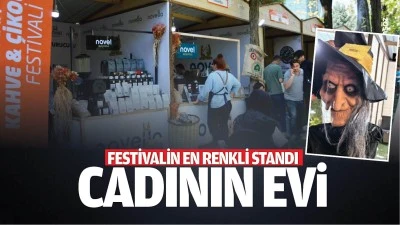 Festivalin en renkli standı Cadının Evi&hellip;