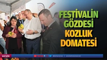 Festivalin g&ouml;zdesi Kozluk domatesi