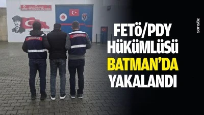 FET&Ouml;/PDY h&uuml;k&uuml;ml&uuml;s&uuml; Batman&rsquo;da yakalandı