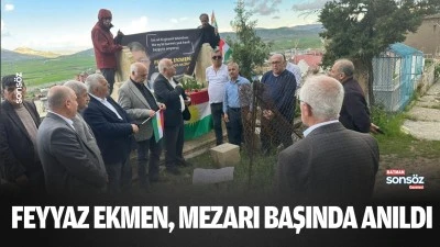Feyyaz Ekmen, mezarı başında anıldı