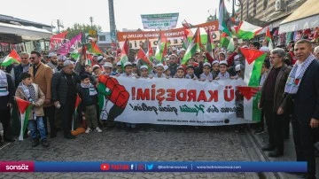  Filistin'e destek etkinlikleri düzenlendi