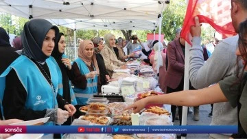 Filistin'e destek kermesi d&uuml;zenlendi