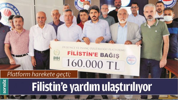 FİLİSTİN&rsquo;E YARDIM ULAŞTIRILIYOR