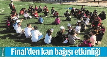 FİNAL&rsquo;DEN KAN BAĞIŞI ETKİNLİĞİ