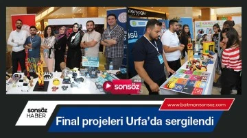 Final projeleri Urfa&rsquo;da sergilendi