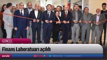 Finans Laboratuarı a&ccedil;ıldı
