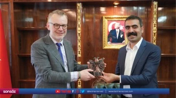 Finlandiya Dışişleri Bakanlığı M&uuml;steşarı, DBB&rsquo;yi ziyaret etti