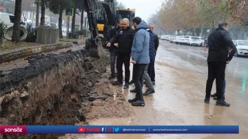 Fırat Bulvarında altyapı yenileniyor