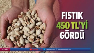 Fıstık 450 TL&rsquo;yi g&ouml;rd&uuml;
