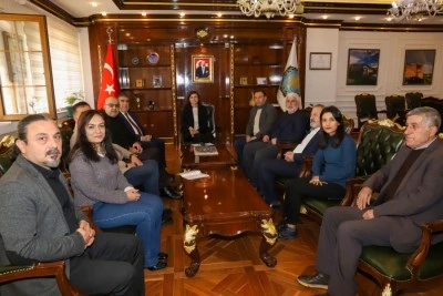 Fıstık &Uuml;reticileri Birliğinden Eş Başkan Bucak&rsquo;a ziyaret