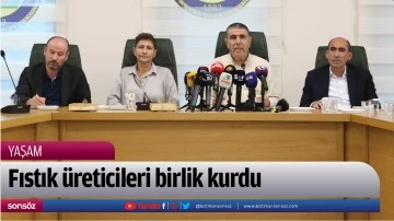 Fıstık &uuml;reticileri birlik kurdu