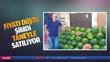 Fiyatı d&uuml;şt&uuml;, şimdi taneyle satılıyor